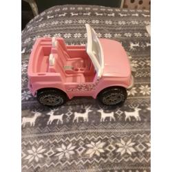 For sale bratz dolls in clothes and more outfits too barbie pink jeep