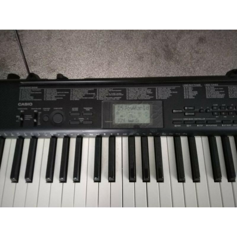 New Casio CTK-1150 Keyboard, with stand