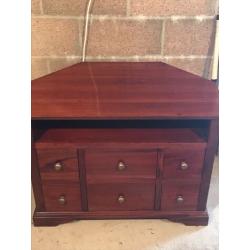 Solid Wood TV Unit