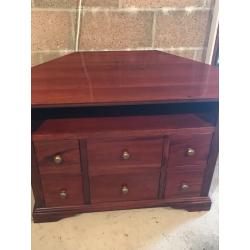 Solid Wood TV Unit