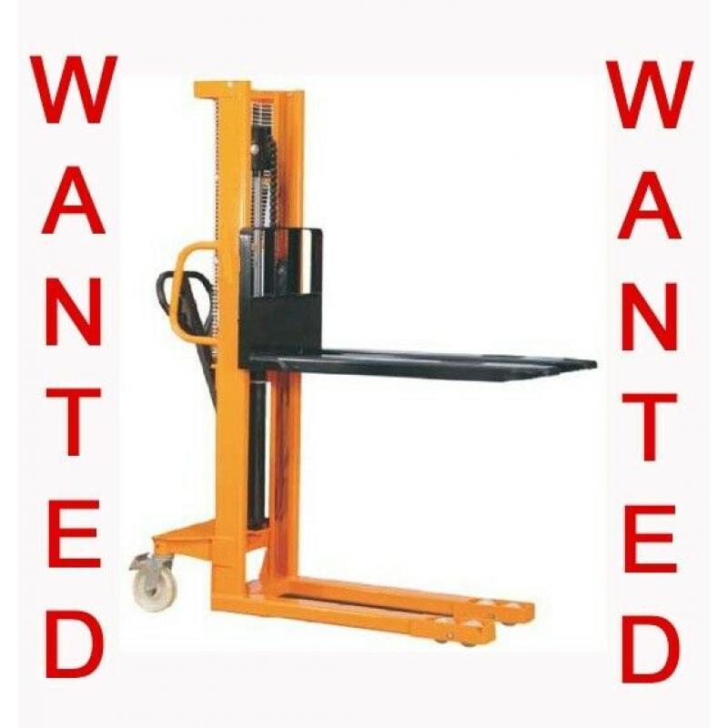 PALLET STACKER LIFTER