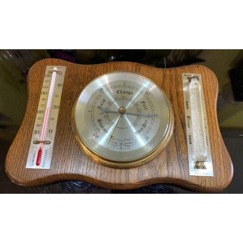 Vintage somitti made in London barometer