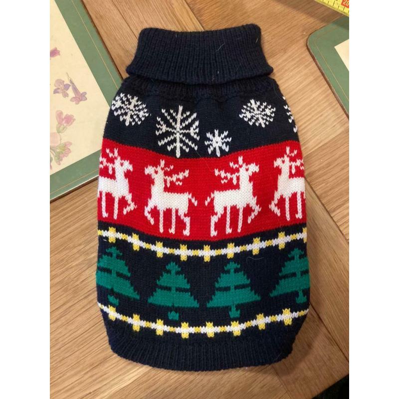 Small dog festive jumper