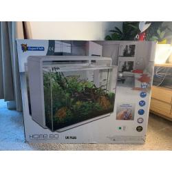 Super fish tank 80L brand new