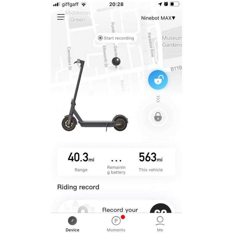 Ninebot Segway g30 Max scooter