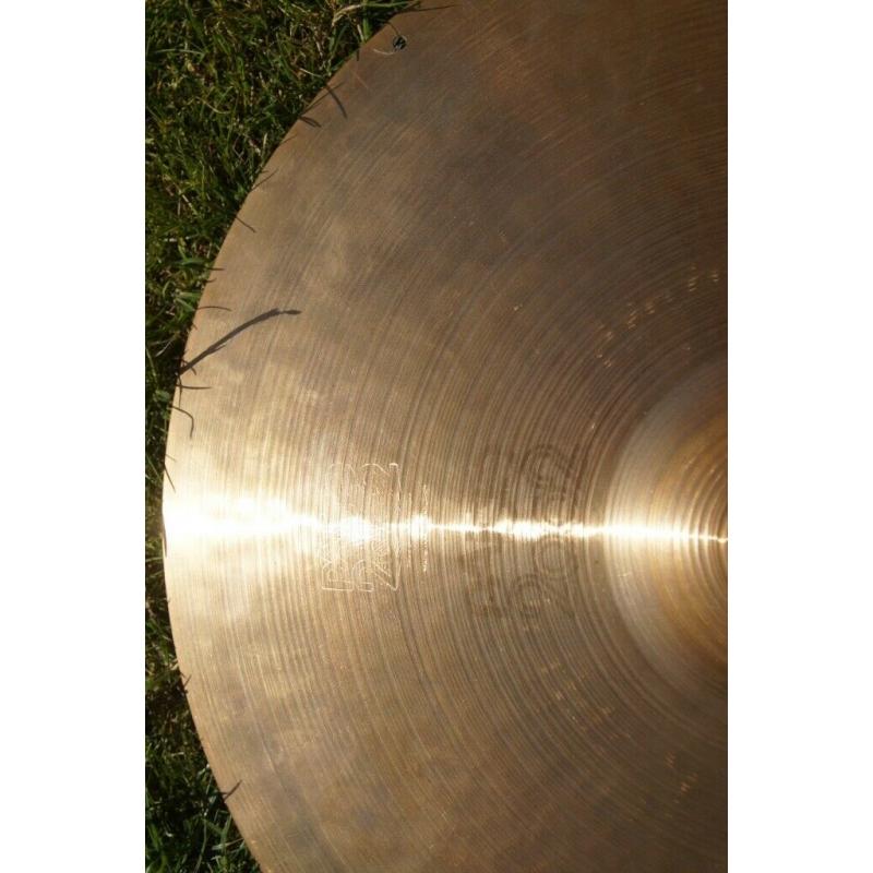 Paiste 2002 15 inch Sound Edge Hi Hat cymbals - '77- Black logo - Vintage - 1151/1229g