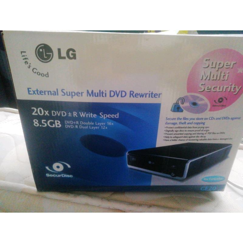 External dvd rewriter