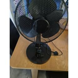 Black Timer Fan - 12 Inch