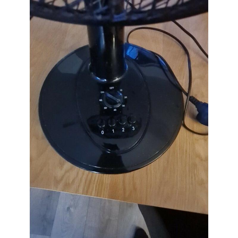 Black Timer Fan - 12 Inch