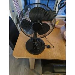 Black Timer Fan - 12 Inch