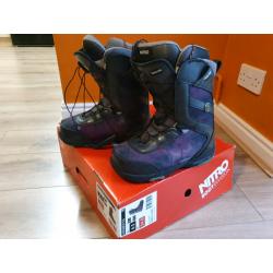 Nitro Monarch 2018 Snowboard boots Size UK 5 MP 240