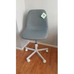 Brand new grey swival office chair