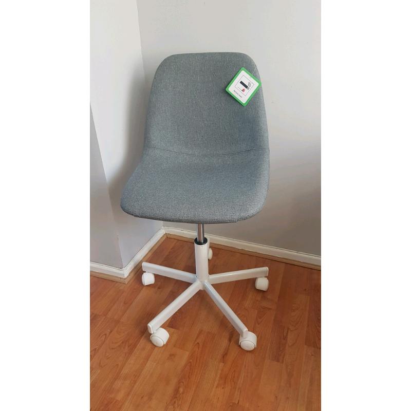 Brand new grey swival office chair