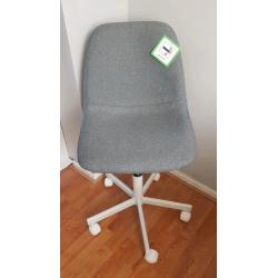 Brand new grey swival office chair