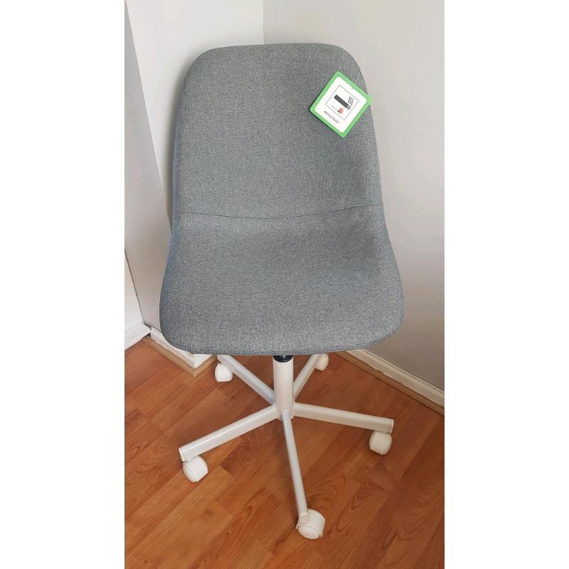 Brand new grey swival office chair