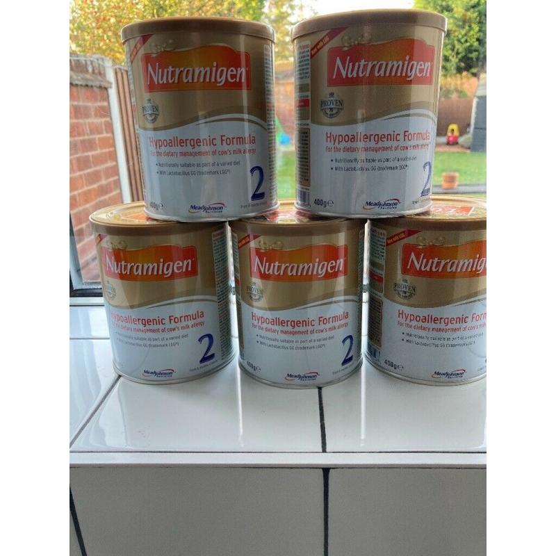 Nutramigen milk allergy baby formula. Stage 2 6 months onwards