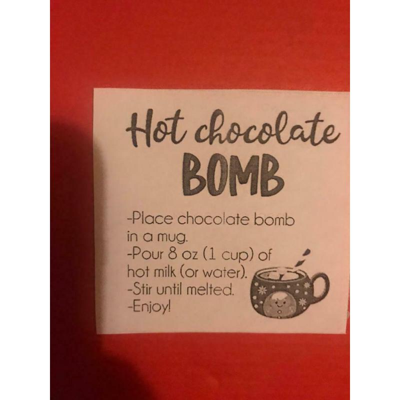 Hot chocolate bombs