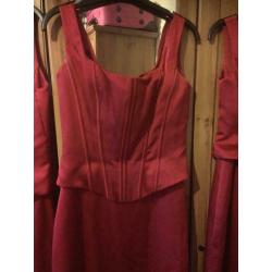 3 bridesmaid dresses great condition sizes 8,12,16