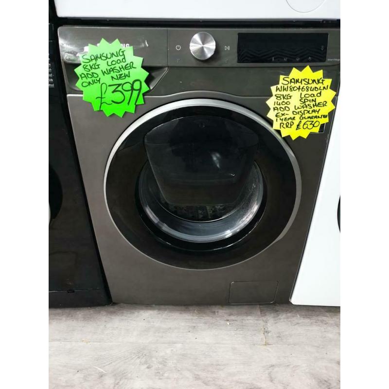 Ex display Samsung grey 8kg ld 1400 spin washing machine