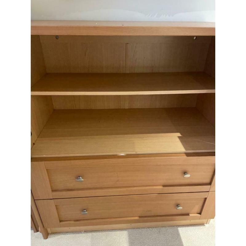 Fitted dressing draws (double)