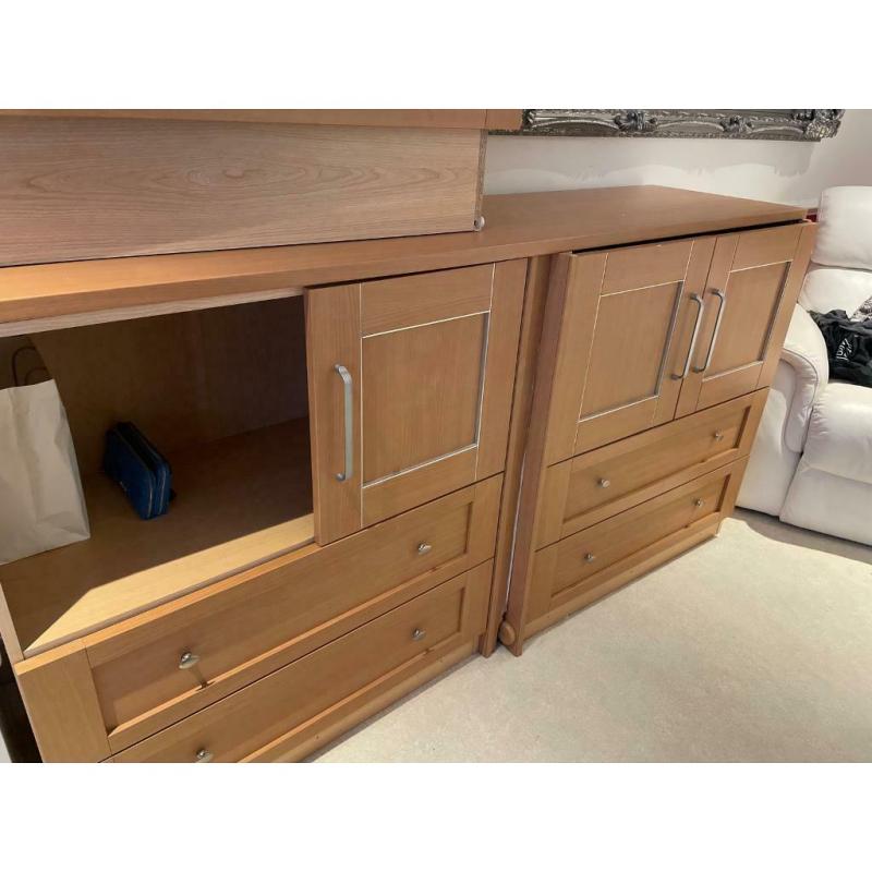 Fitted dressing draws (double)