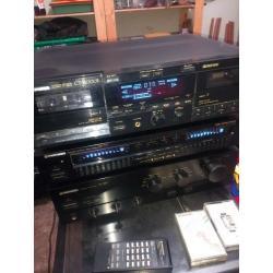 Pioneer Stereo Double Cassette Deck Recorder - Ct-w700r