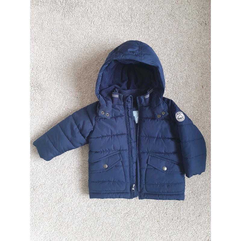 Blue Baby Gap Padded Coat Age 12-18 months