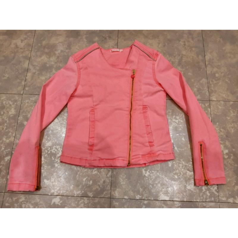 Girls Pink Billieblush Jean's Jacket age 8 years or 126cm