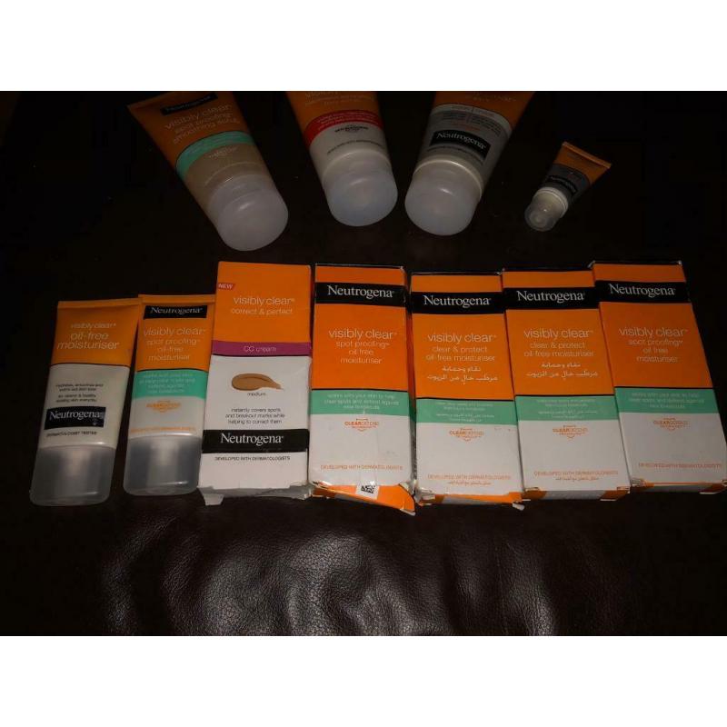 Neutrogena Visibly Clear products - Brand New