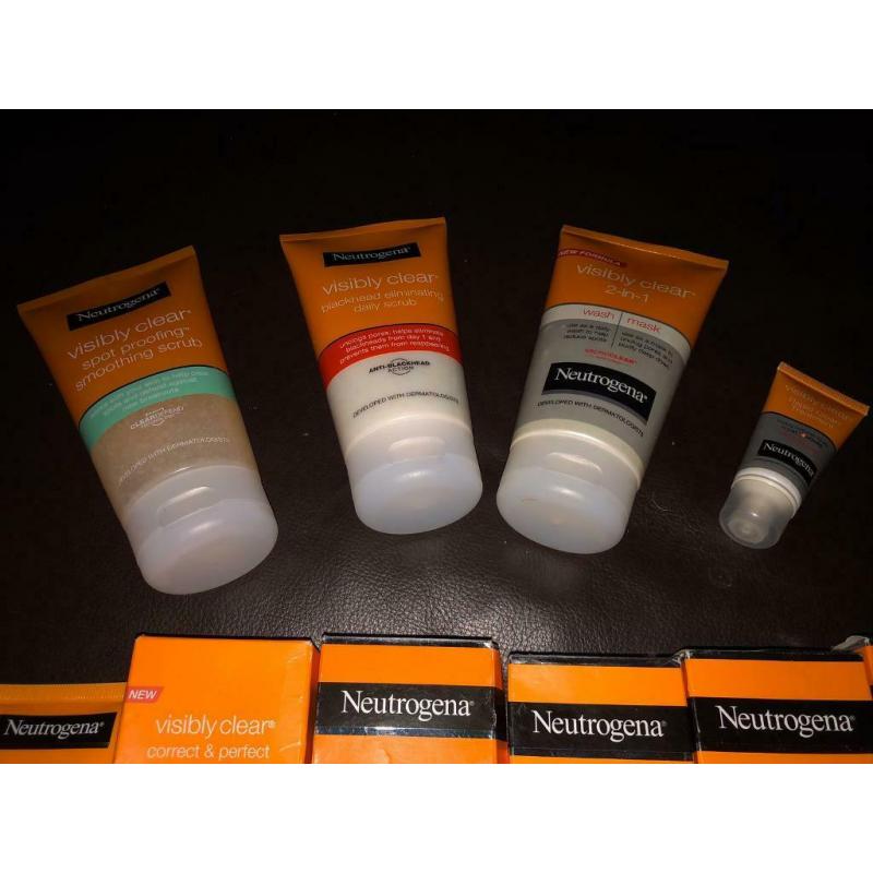 Neutrogena Visibly Clear products - Brand New