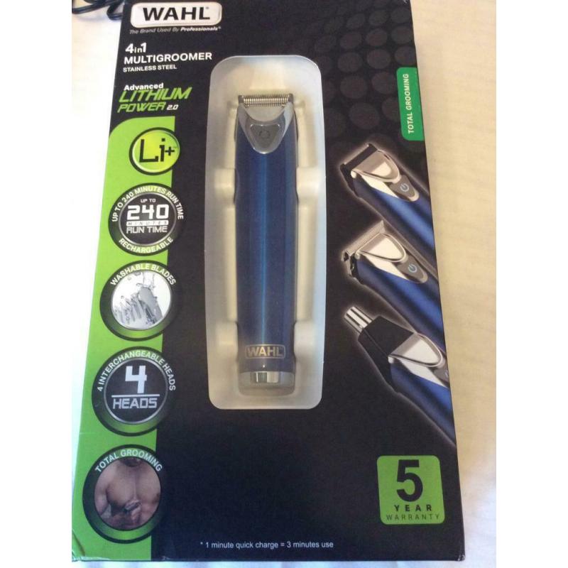 Wahl 4in1 MultiGroomer Stainless Steel