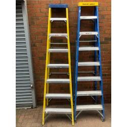 8 Tread fibre glass industrial steps