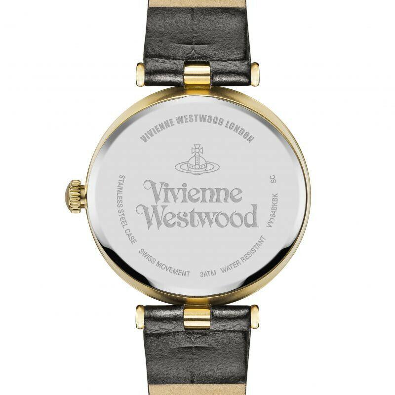 Vivienne Westwood Belgravia leather strap ladies watch VV184BKBK