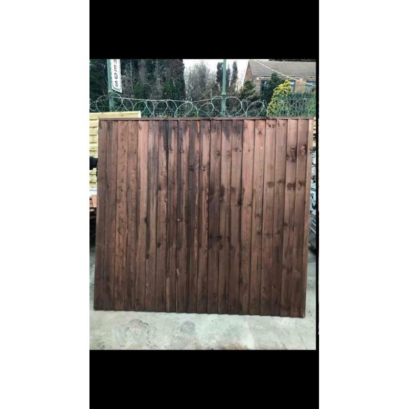 Vertical Lap Fence Panels