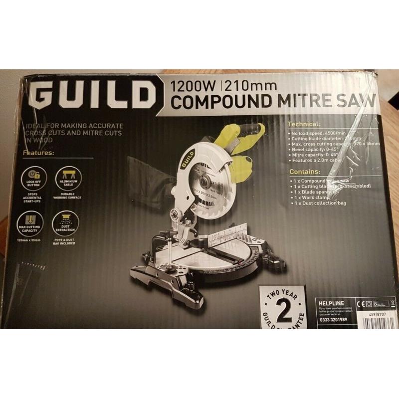 Guild Compound mitre saw.