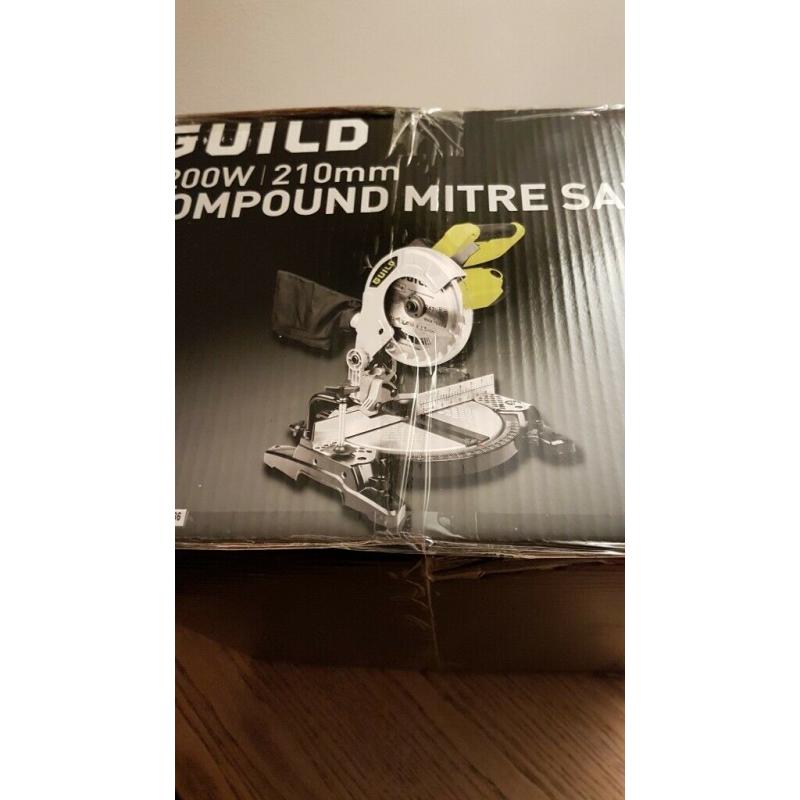 Guild Compound mitre saw.