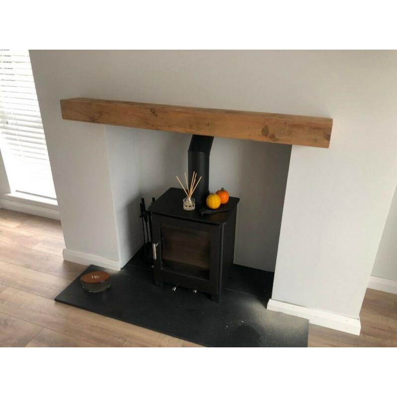 CUT TO EXACT SIZE beam mantle oak & pitch pine BELFAST NEWCASTLE can meet deliver stove fireplace