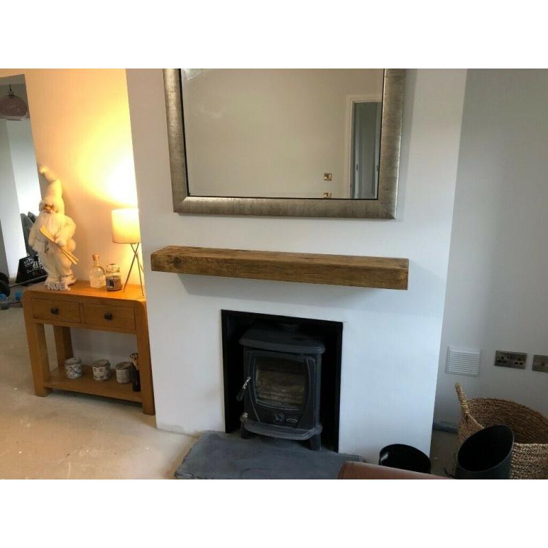 CUT TO EXACT SIZE beam mantle oak & pitch pine BELFAST NEWCASTLE can meet deliver stove fireplace