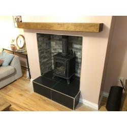 CUT TO EXACT SIZE beam mantle oak & pitch pine BELFAST NEWCASTLE can meet deliver stove fireplace