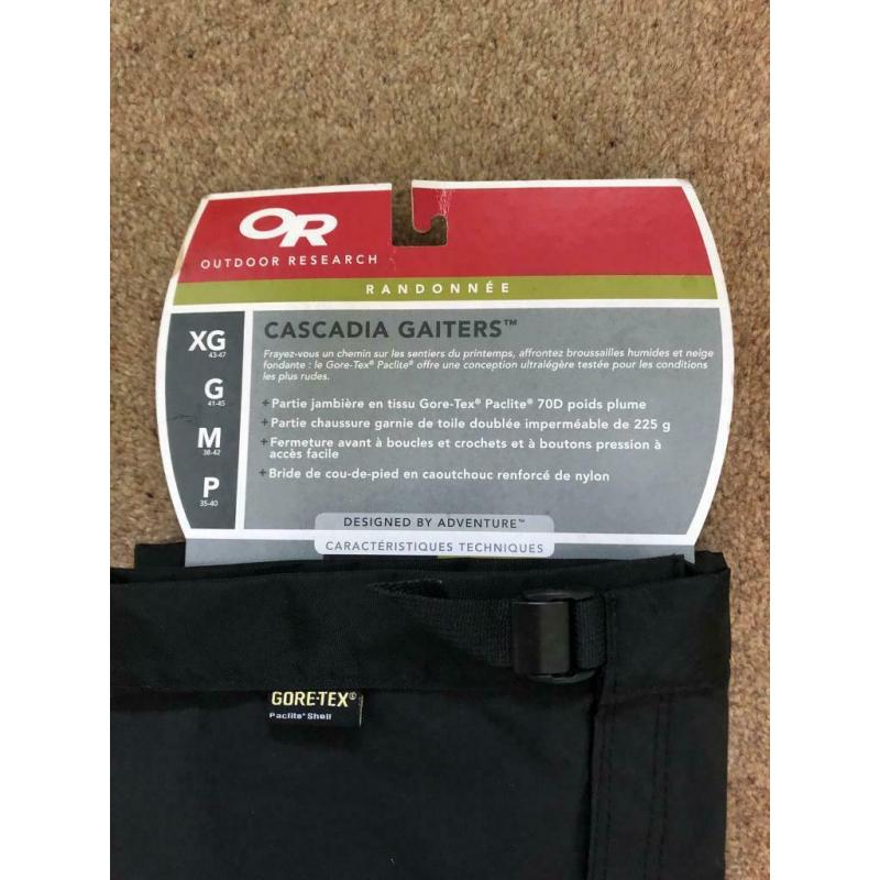 New outdoor research gaiters small