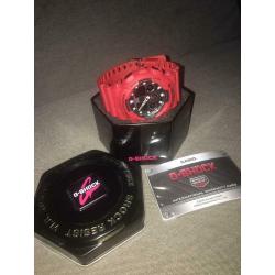 Red Casio G-Shock Watch Brand New