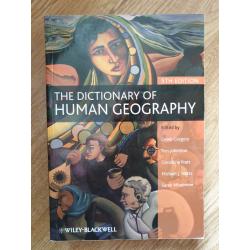 The Dictionary of Human Geography