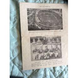 Leeds v Juventus 1957 programme. SIGNED by JOHN CHARLES