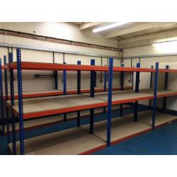 SUPER-heavy duty industrial shelving 6ft long! !( pallet racking , storage )