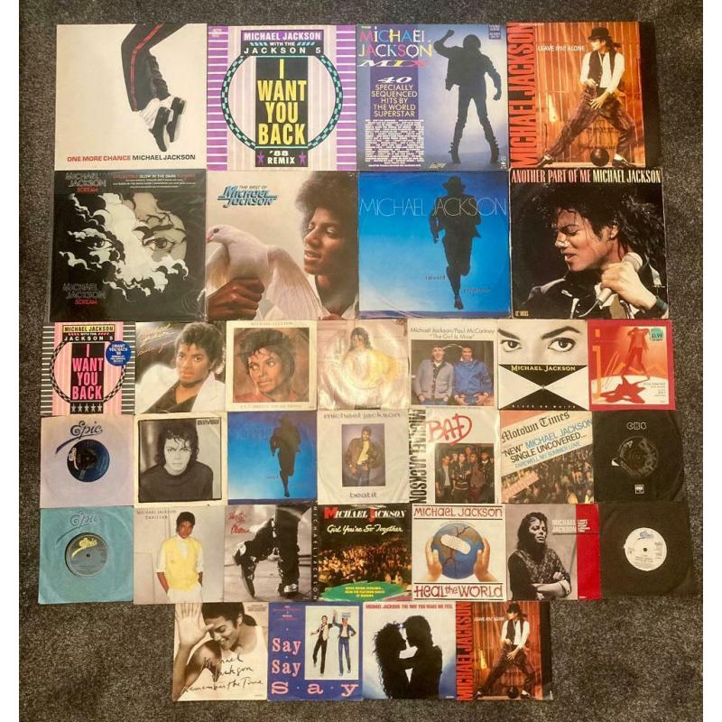 Large Michael Jackson Vinyl Bundle