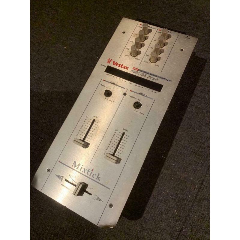 Vestax 2 channel scratch potable mixer