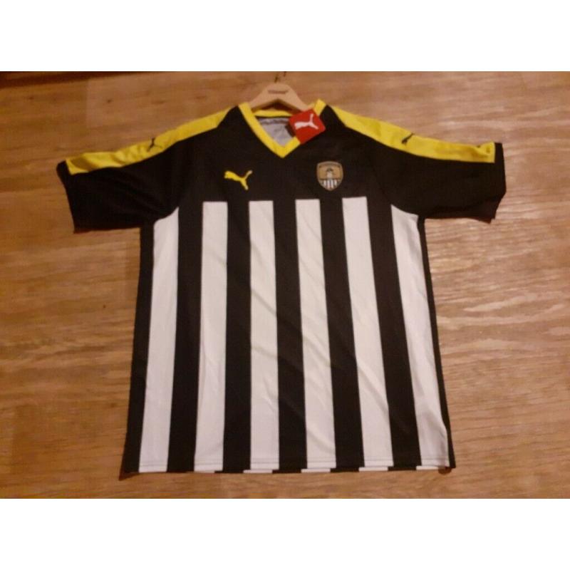 Notts county shirt puma 2018 bnwt