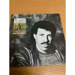 Lionel Ritchie Say You Say Me 7? Vinyl Record