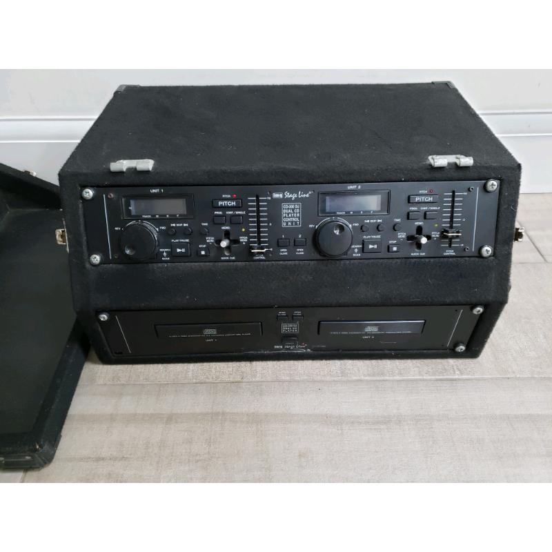 Stage Line CD-300 DJ Dual CD Player Control Unit