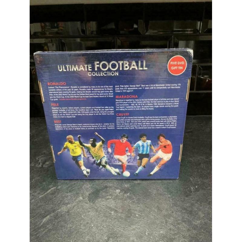 Ultimate dvd football collection in presentation tin( brand new sealed)